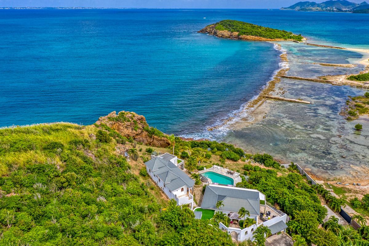 Villa rental in St Martin - Aerial view